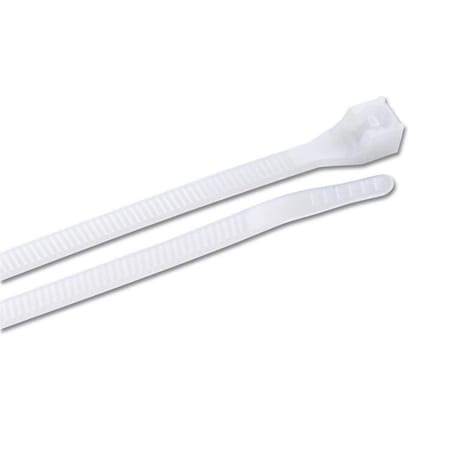 Ideal Cable Tie, 8 in L, 1/16 in Max Bundle Dia., Natural, Nylon, 120 lb Strength, 100 PK 131-IT2LH-C